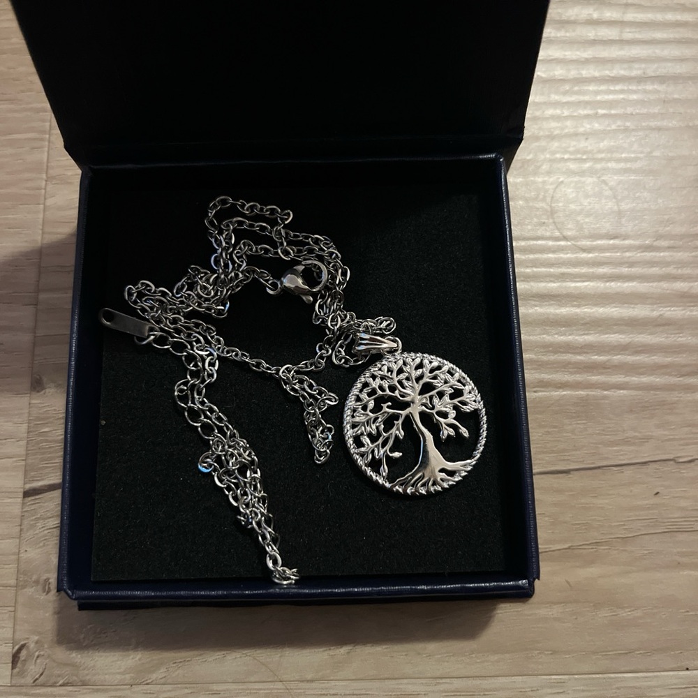 Silver Tree of Life Pendant Necklace